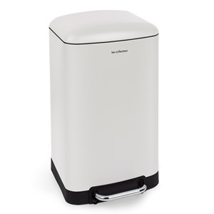 Poubelle à pédale 30l,hite edition - n°728