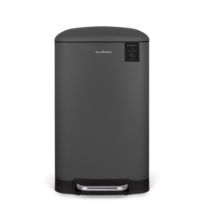 Poubelle à pédale 30l, gris anthracite édition - n°731
