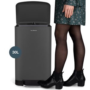 Poubelle à pédale 30l, gris anthracite édition - n°731