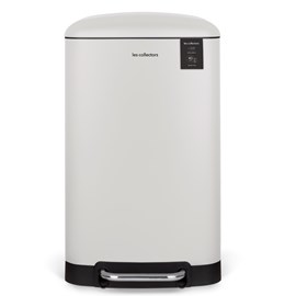 Poubelle à pédale 40l, white edition - n°828