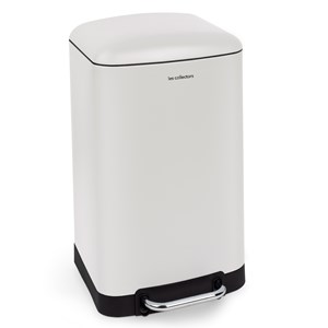 Poubelle à pédale 40l, white edition - n°828
