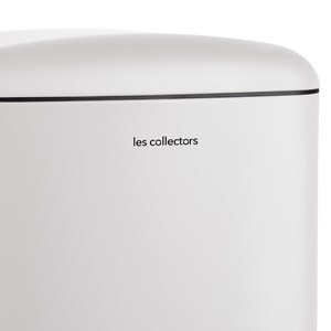 Poubelle à pédale 40l, white edition - n°828