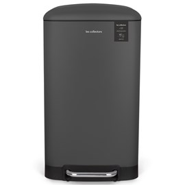 Poubelle à pédale 40l, gris anthracite edition - n°831