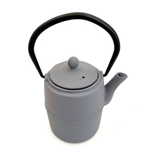 Théière kenro en fonte grise  gris