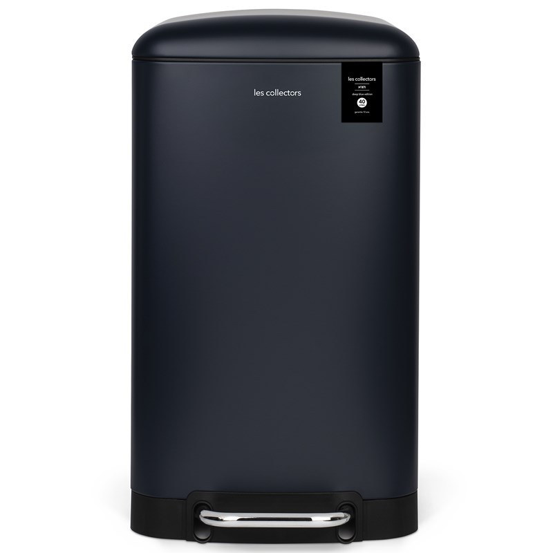 Poubelle à pédale 40l, deep blue edition - n°871