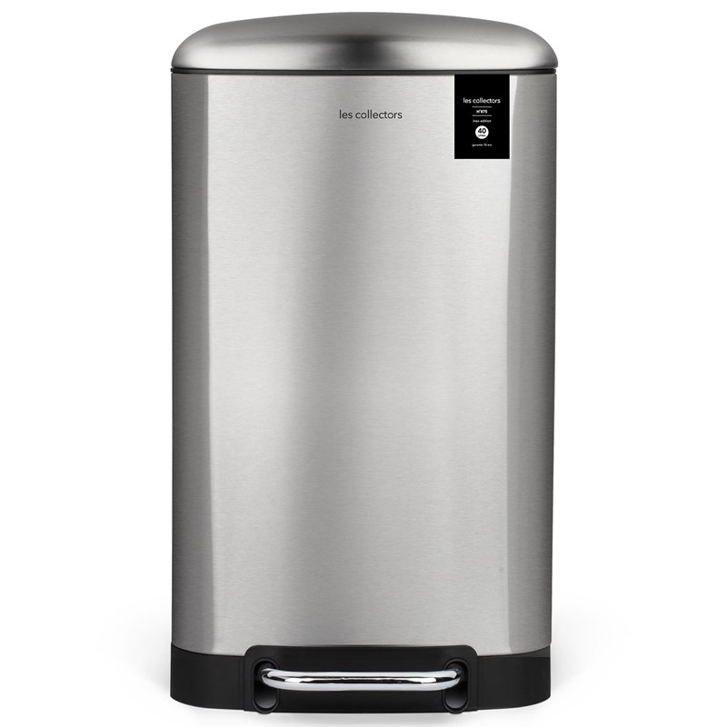 Poubelle à pédale 40l, inox edition - n°875