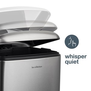 Poubelle à pédale 40l, inox edition - n°875