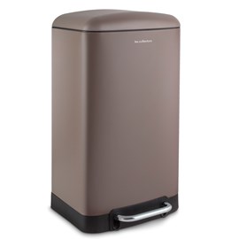 Poubelle à pédale 40l, taupe edition - n°883