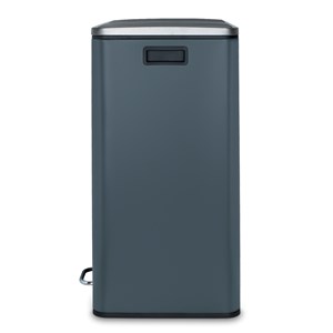 Poubelle de tri à pédale 2 x 30l, blue grey edition - n°906