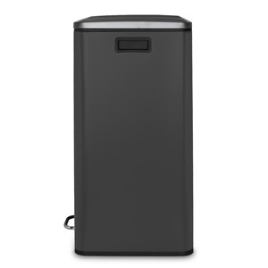 Poubelle à pédale 2 x 30l, grey edition - n°916