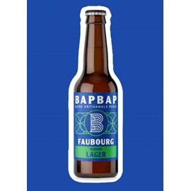 Bapbap - bière pilsner blonde - faubourg - 33cl - 4,5%