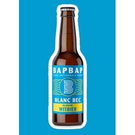 Bapbap - bière blanche - blanc bec - 33cl - 4,5%