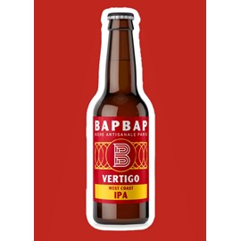 Bapbap - bière west coast ipa - vertigo - 33cl - 6%