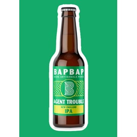 Bapbap - bière neipa - agent trouble - 33cl - 6%