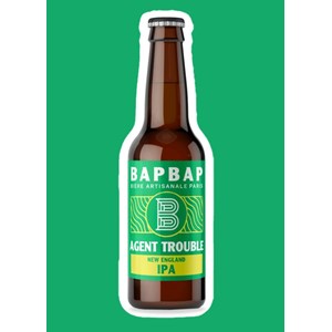 Bapbap - bière neipa - agent trouble - 33cl - 6%