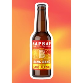 Bapbap - bière bio blonde sans alcool - bangbang - 33cl - 0,3%