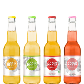 Appie - pack découverte de 12 cidres (4 cidres différents)