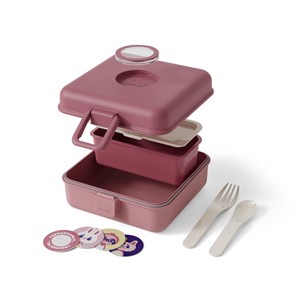 Boite à sandwich enfant 850ml rose