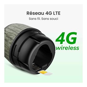 Reolink g330 – caméra 4g lte sans fil 4mp - vision nocturne et panneau solaire