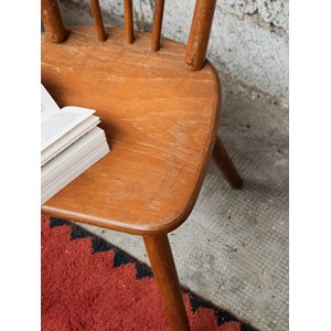 Alma, la paire de chaises en bois n°729