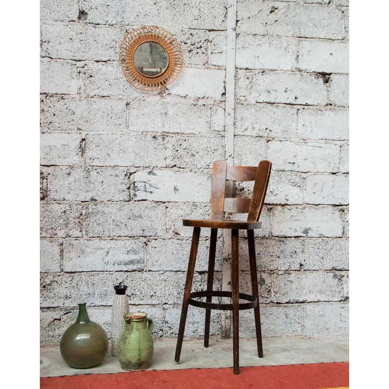 Gaston, le tabouret de bar en bois n°103