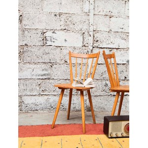 Alma, la paire de chaises en bois n°734