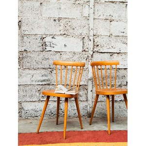 Paire de chaises style baumann n°730