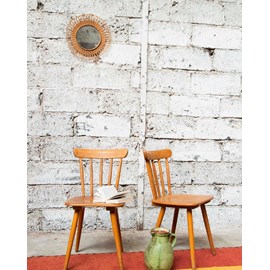 Alma, la paire de chaises en bois n°736