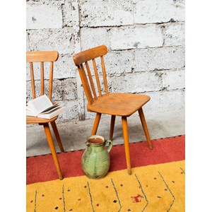 Alma, la paire de chaises en bois n°736