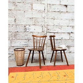 Alma, la paire de chaises en bois n°731