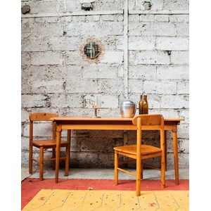 Grande table à manger en bois n°368