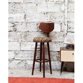 Gaston, le tabouret de bar fleuri n°102