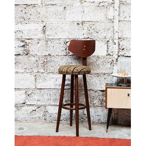 Gaston, le tabouret de bar fleuri n°102