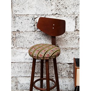 Gaston, le tabouret de bar fleuri n°102