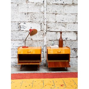 Maïa, la paire de chevets en bois n°241