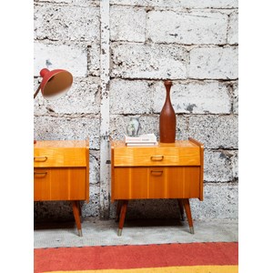 Maïa, la paire de chevets en bois n°241