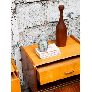 Maïa, la paire de chevets en bois n°241