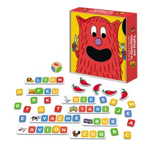 Jeu educatif le glouton des mots