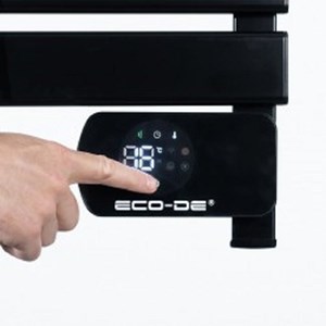 Porte-serviettes (noir) - connecté