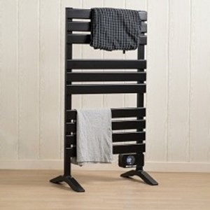 Porte-serviettes (noir) - connecté