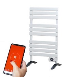 Porte-serviettes (blanc) - connecté