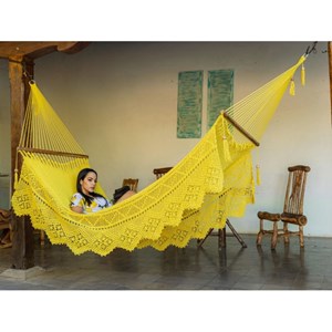 Hamac avec barre jaune l