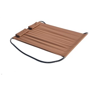 Coachella transat à bascule 2 personnes chocolat