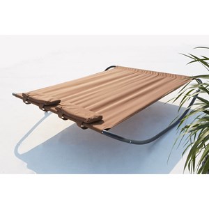 Coachella transat à bascule 2 personnes chocolat