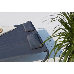 Coachella transat à bascule 2 personnes gris