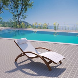 Havana transat en bois beige