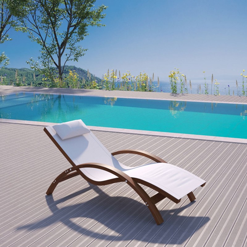 Havana transat en bois beige