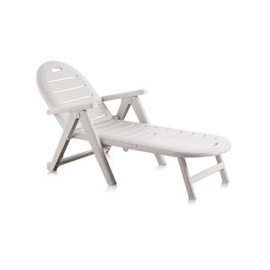 Caiman bain de soleil blanc