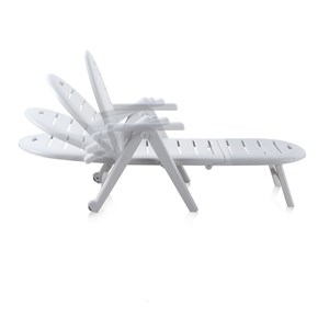 Caiman lot de 2 bains de soleil blanc