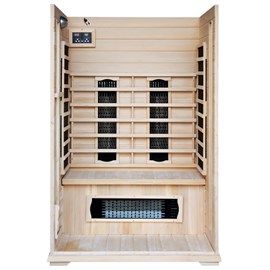 Narvik cabine de sauna luxe infrarouge 2 places